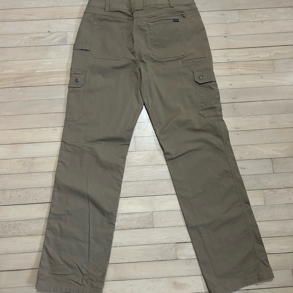 Duluth Trading Co Womens Brown Cargo Pants 14 x 35 - Picture 2 of 3